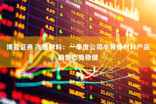 博盈证券 飞凯材料：一季度公司半导体材料产品销售态势稳健